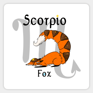 Scorpio Fox Magnet